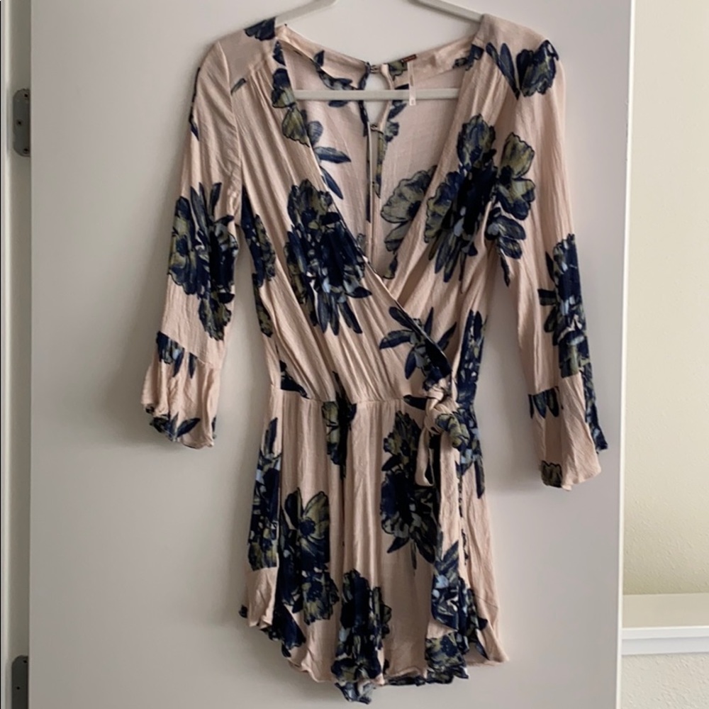 Free People Wrap Top Romper